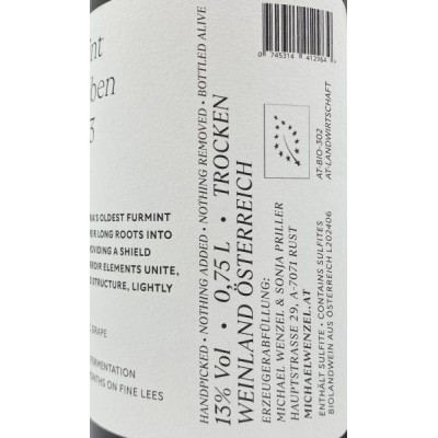 Michael Wenzel Furmint Alte Reben 2023 Michael Wenzel Furmint Alte Reben 2023