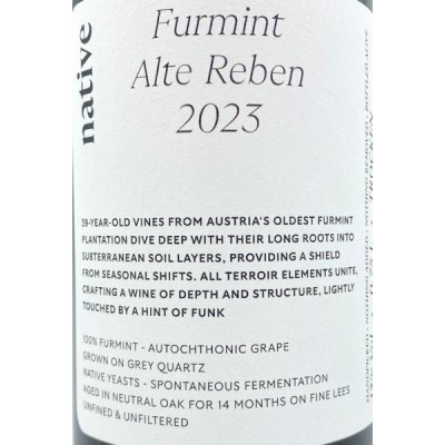 Michael Wenzel Furmint Alte Reben 2023 Michael Wenzel Furmint Alte Reben 2023