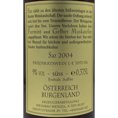 Michael Wenzel SAZ 2004 (Ruster Ausbruch)