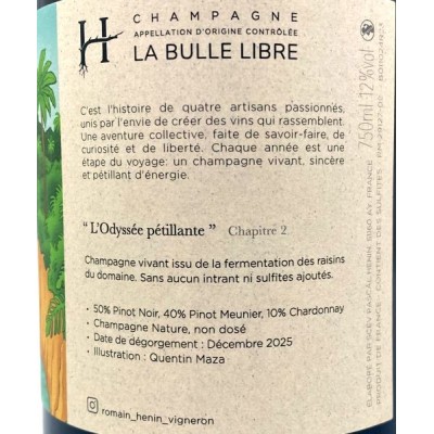 Romain Henin L'Odyssée Pétillante Chapitre 2 Champagne 2023