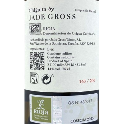 Jade Gross Chiguita Tempranillo Blanco 2025