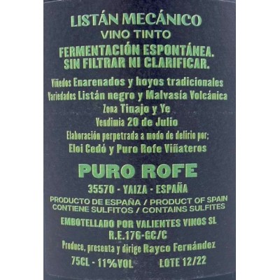 Puro Rofe Listán Mecánico 2022