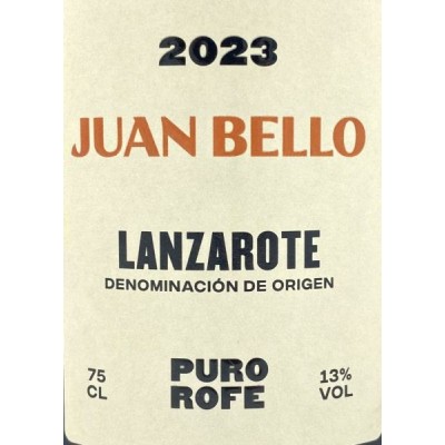 Puro Rofe Juan Bello 2023