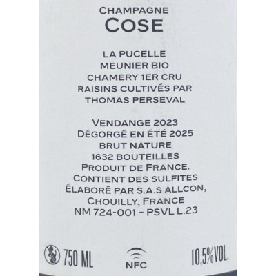Cose Perseval CMY R.23 Champagne 2023